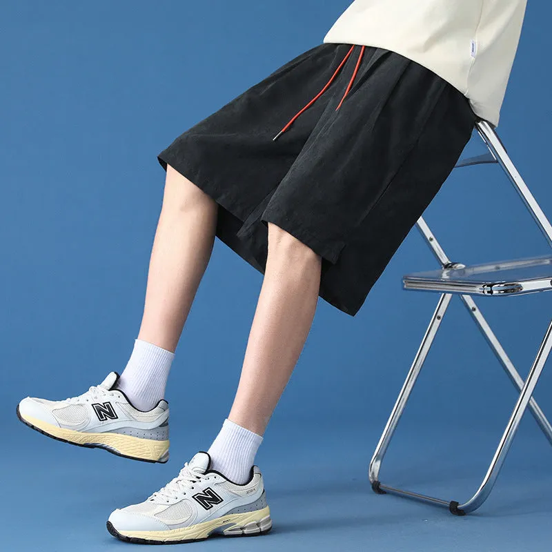 Men Shorts Summer Trendy Casual knee length Stylish Straight Loose Sporty Pants Shorts