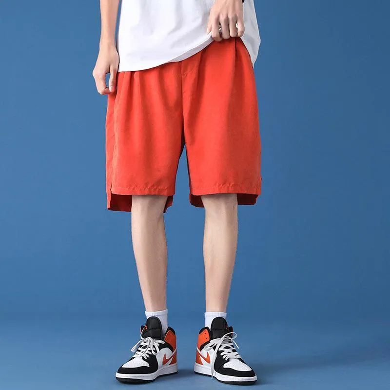 Men Shorts Summer Trendy Casual knee length Stylish Straight Loose Sporty Pants Shorts