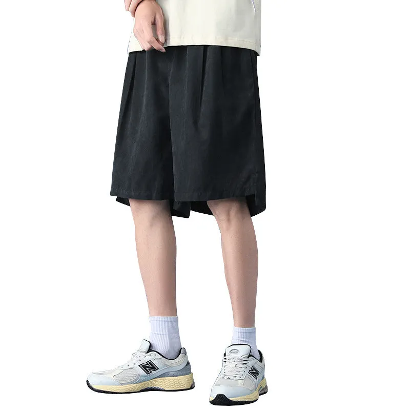 Men Shorts Summer Trendy Casual knee length Stylish Straight Loose Sporty Pants Shorts