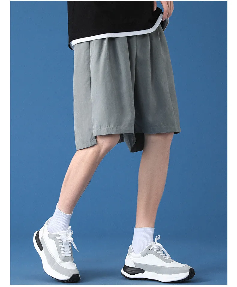 Men Shorts Summer Trendy Casual knee length Stylish Straight Loose Sporty Pants Shorts