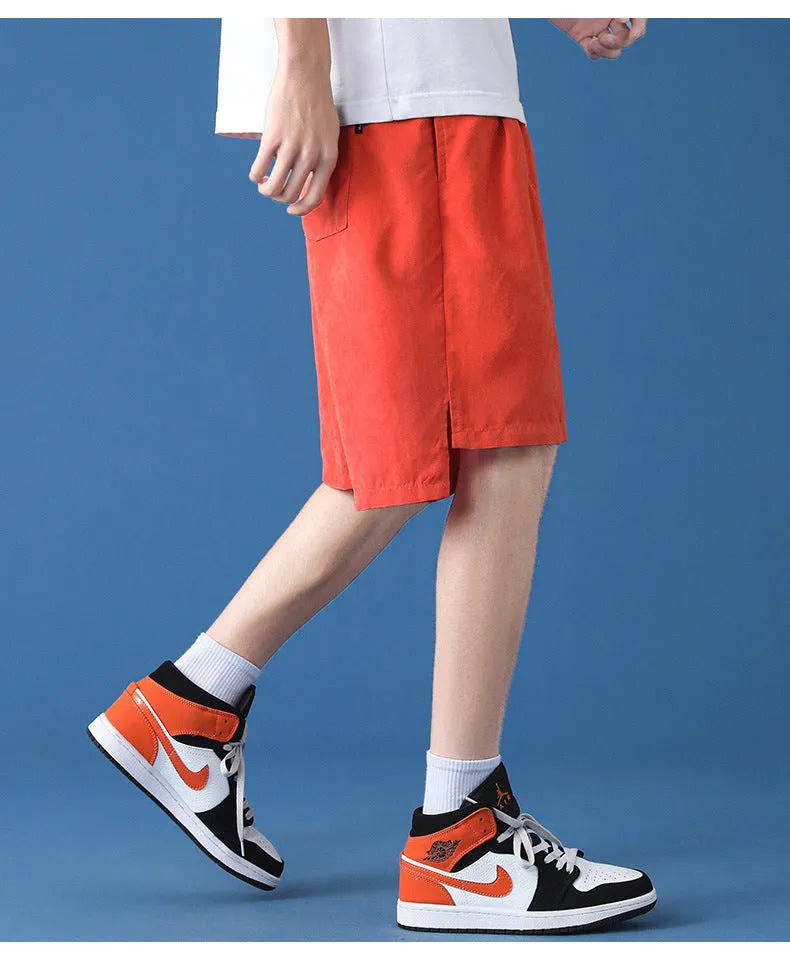 Men Shorts Summer Trendy Casual knee length Stylish Straight Loose Sporty Pants Shorts