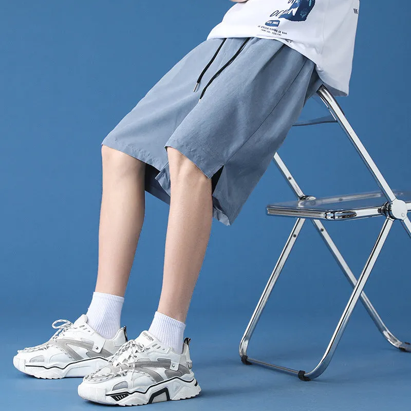 Men Shorts Summer Trendy Casual knee length Stylish Straight Loose Sporty Pants Shorts