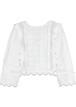 Miramar Cotton Top - Off-White