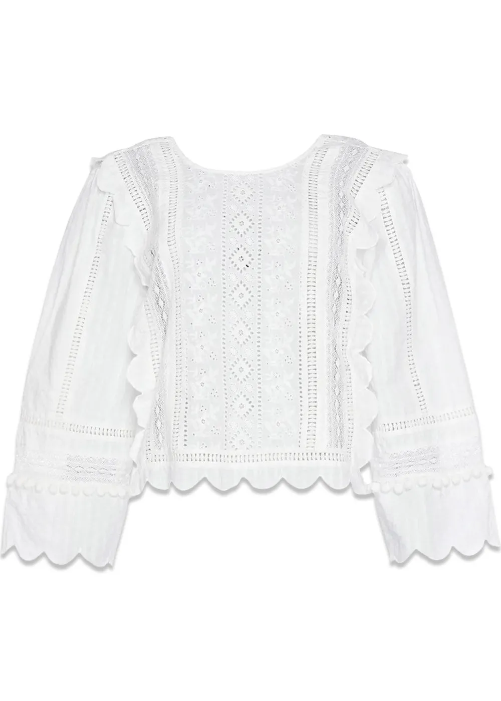 Miramar Cotton Top - Off-White