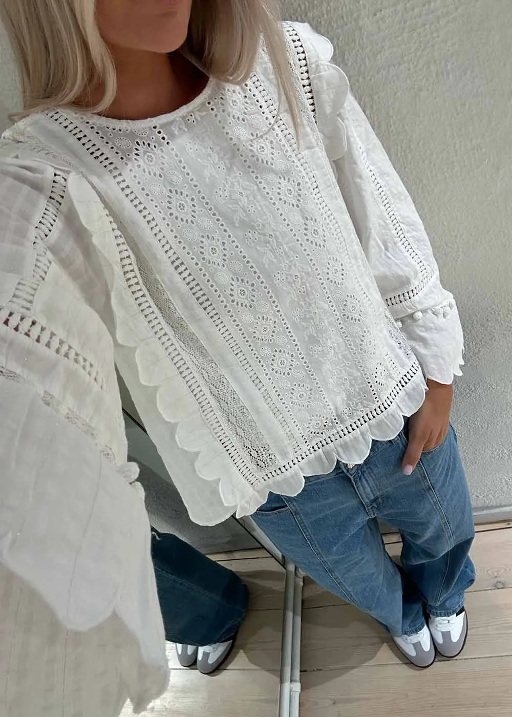 Miramar Cotton Top - Off-White