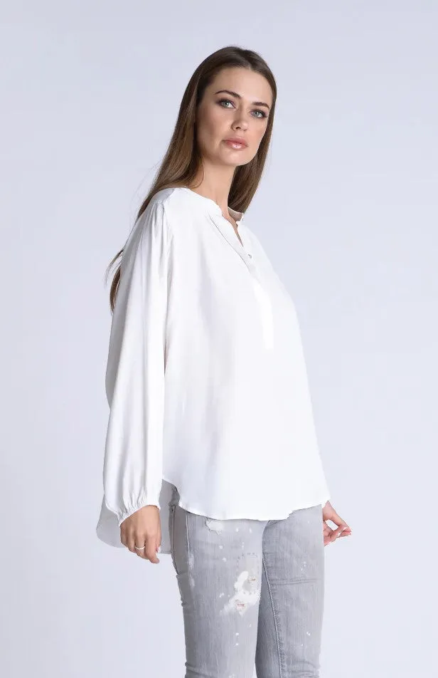 Muche Muchette Long Sleeve Jazzy Top, White
