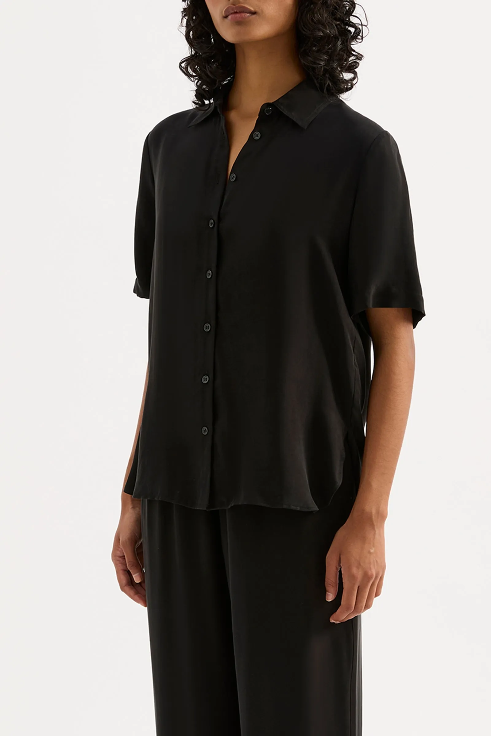 NUDE LUCY Dara Cupro Shirt