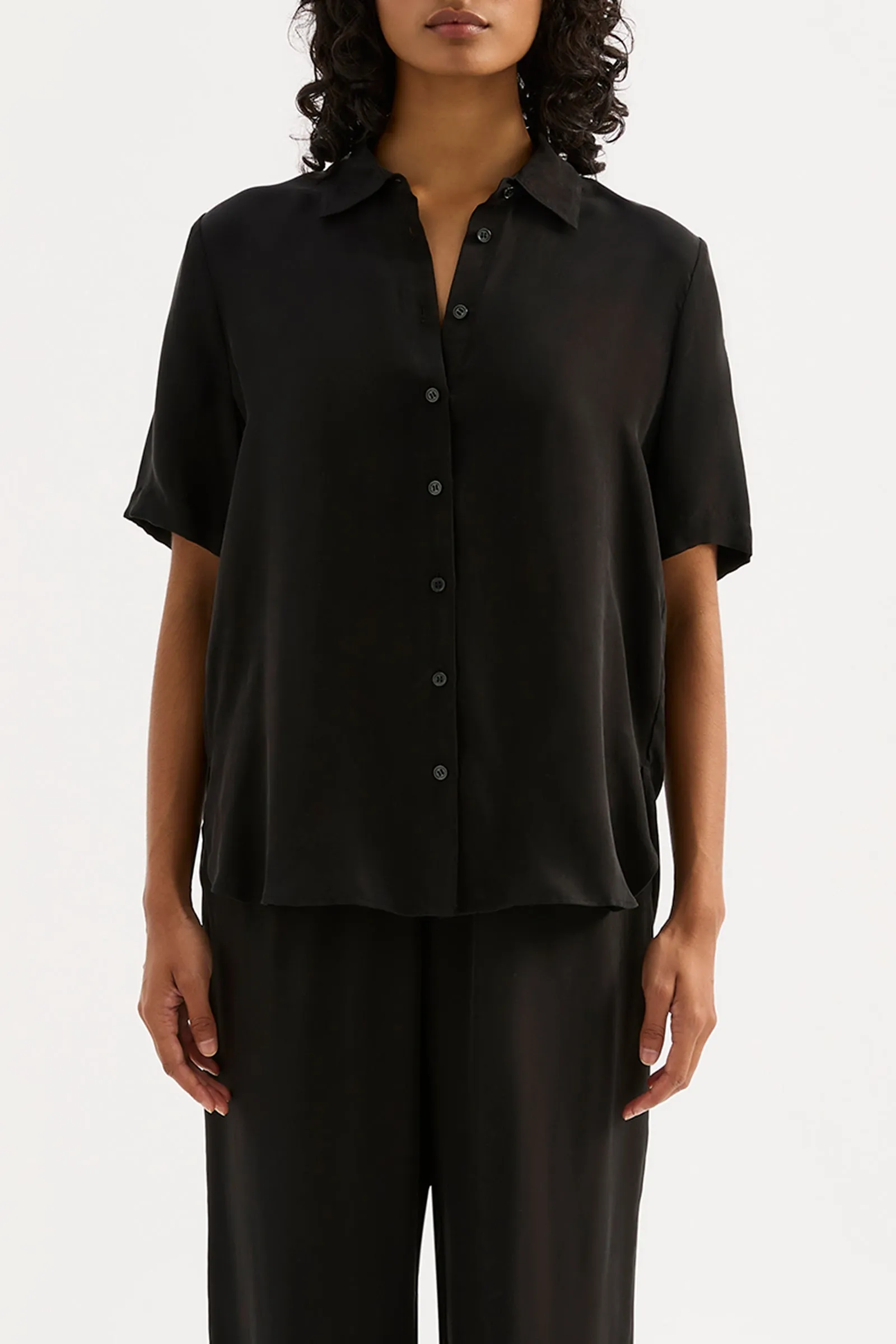 NUDE LUCY Dara Cupro Shirt