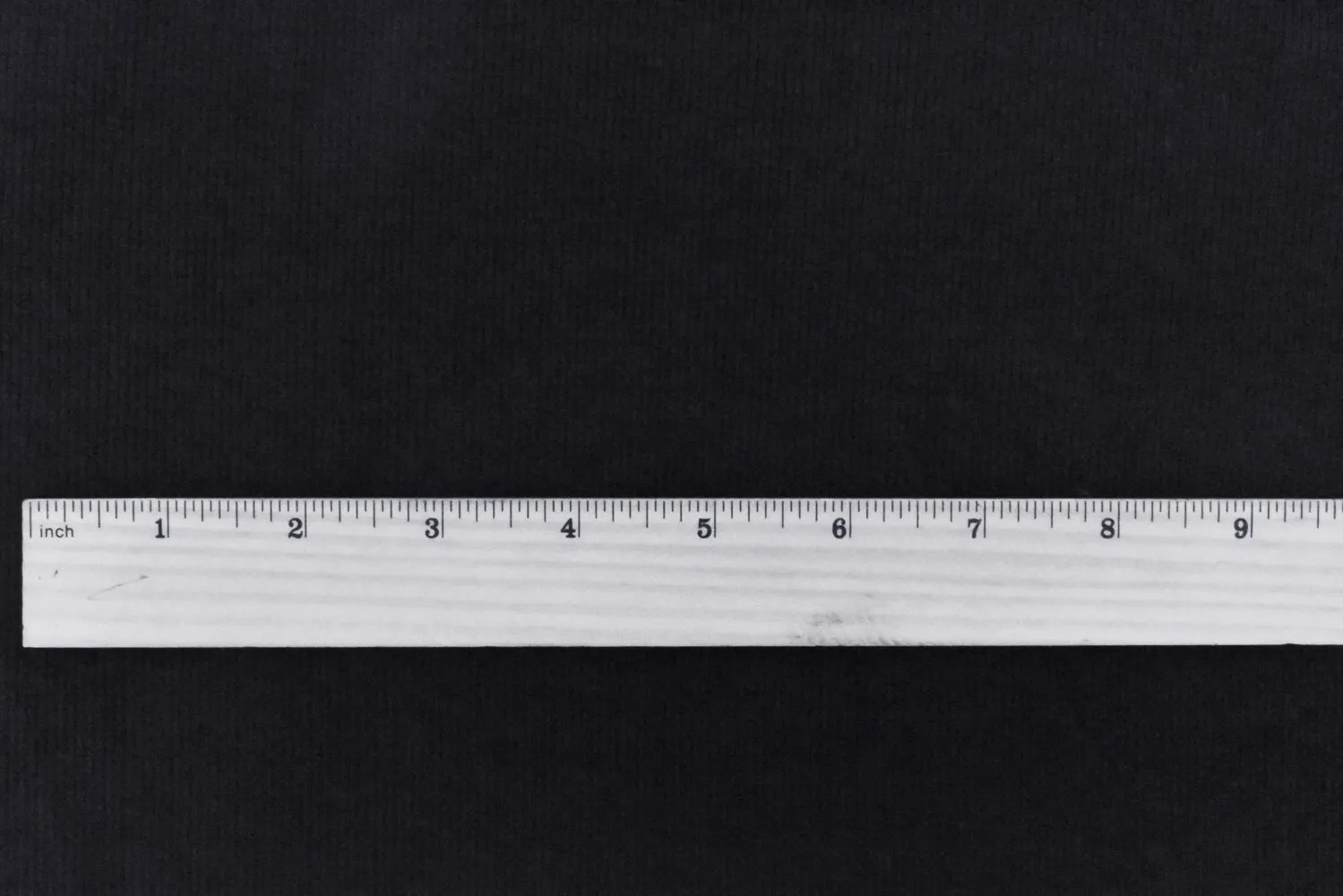 Oil Black Solid Stretch Rayon Rib Knit Fabric