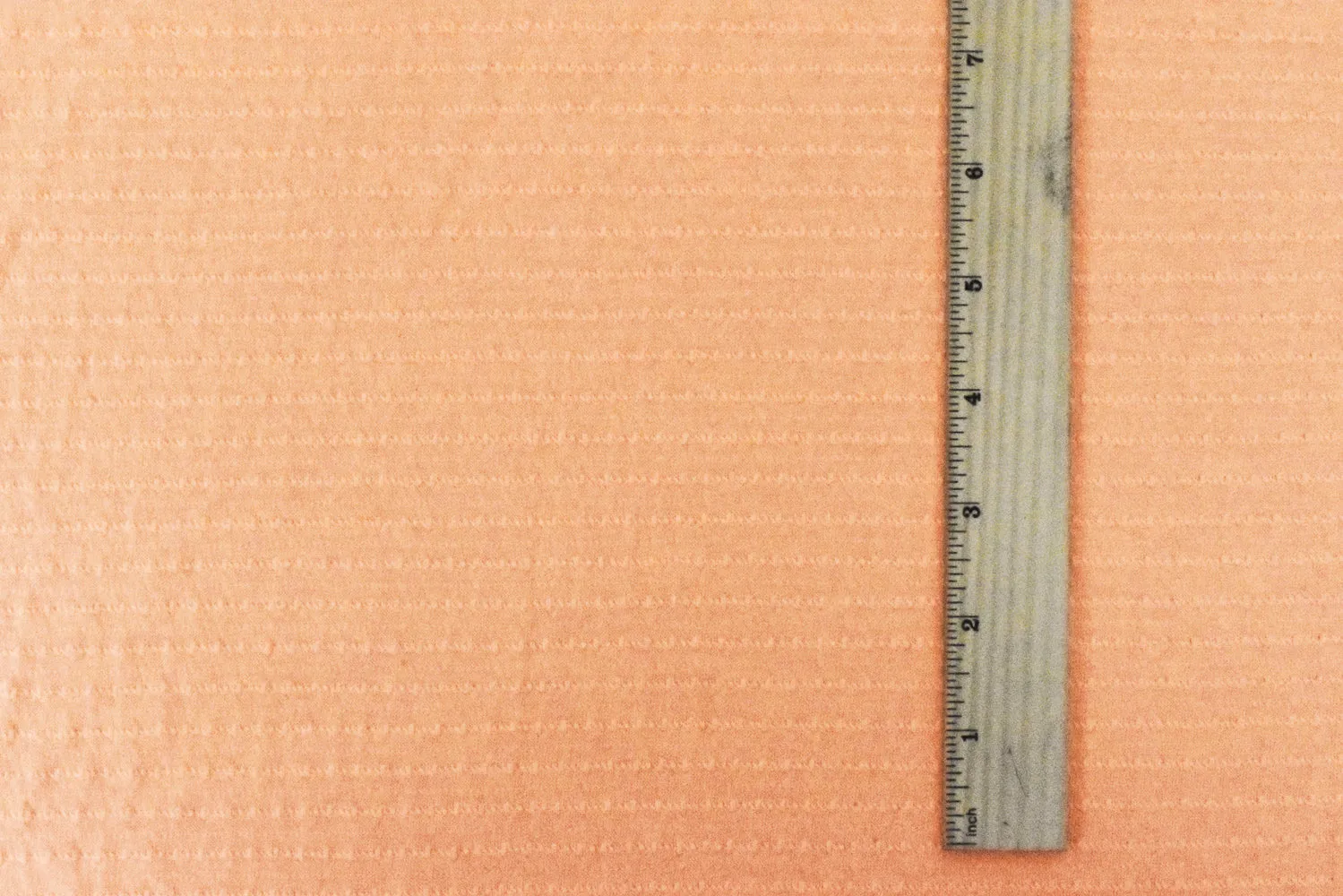 Orange Texture Stripe Stretch Jersey Knit Fabric