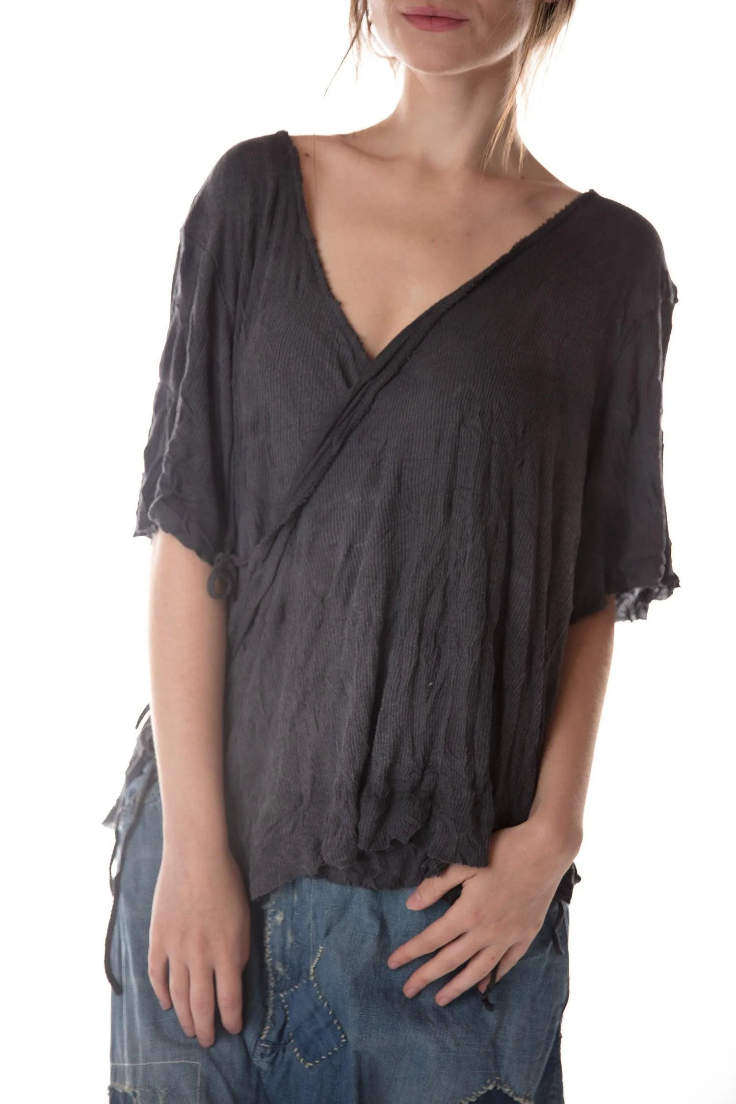 Origami Wrap Blouse