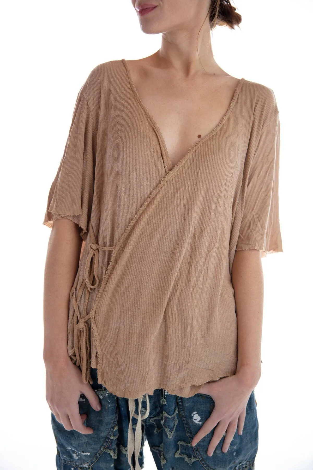 Origami Wrap Blouse