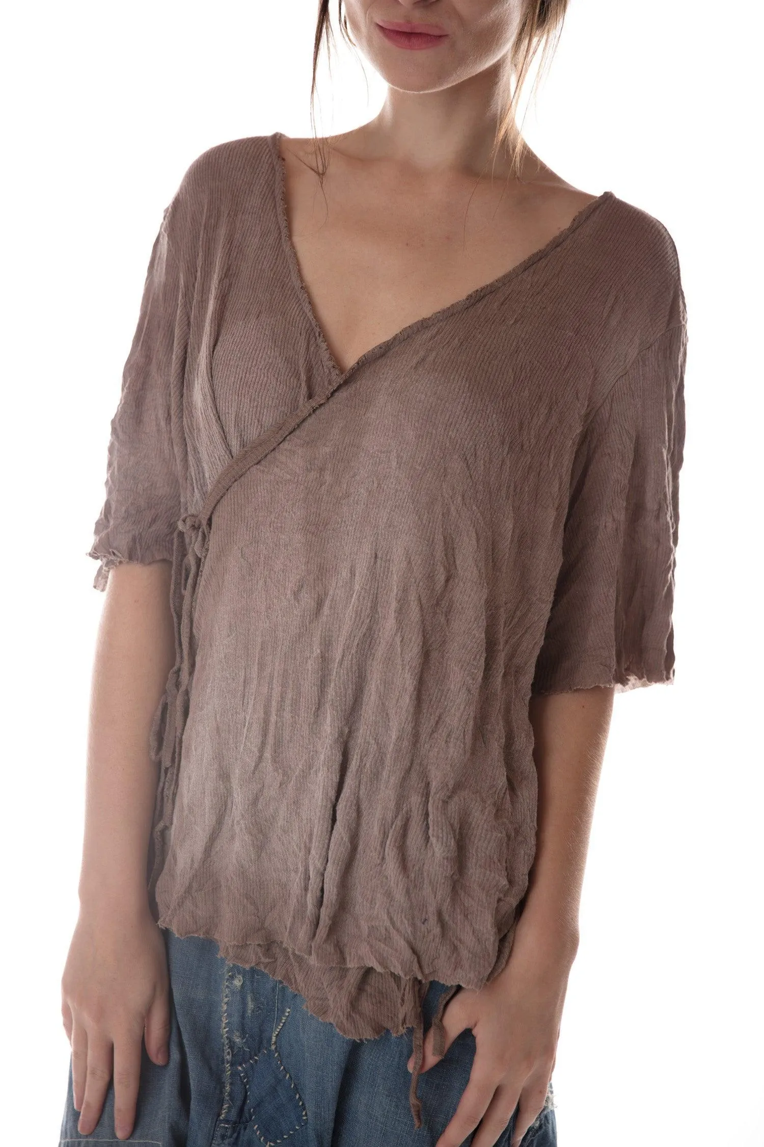 Origami Wrap Blouse