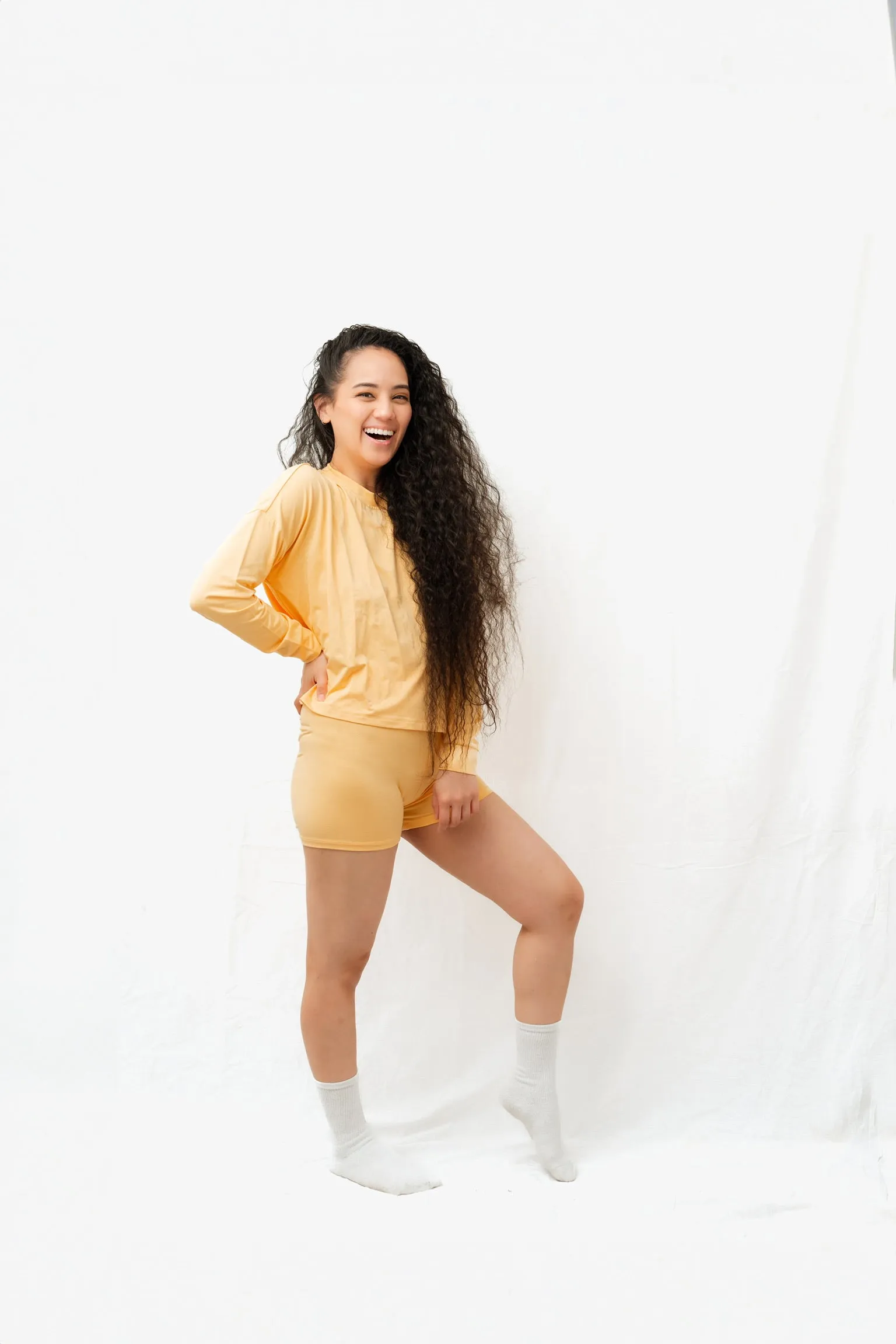 Papaya | Adult Biker-Shorts