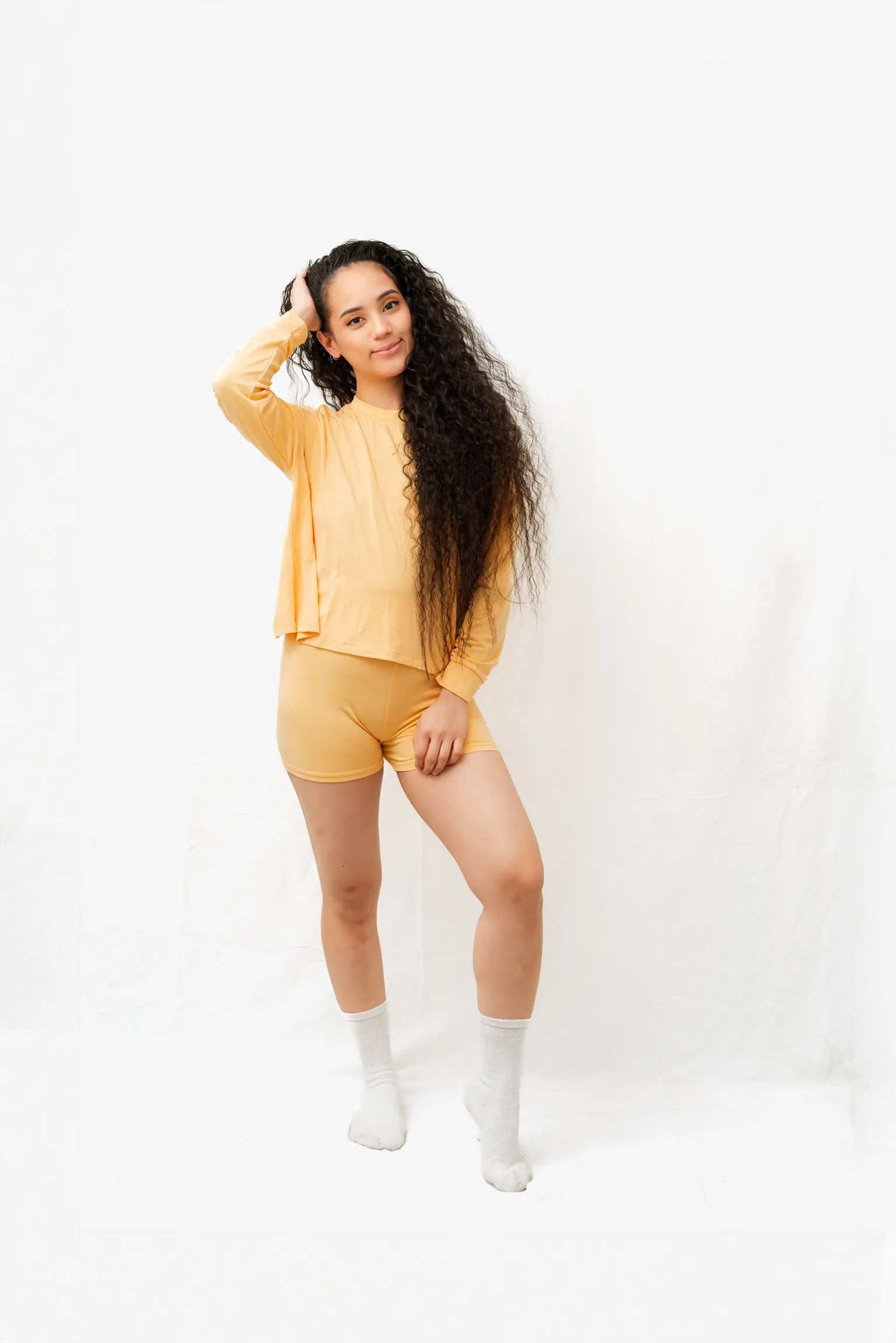 Papaya | Adult Biker-Shorts