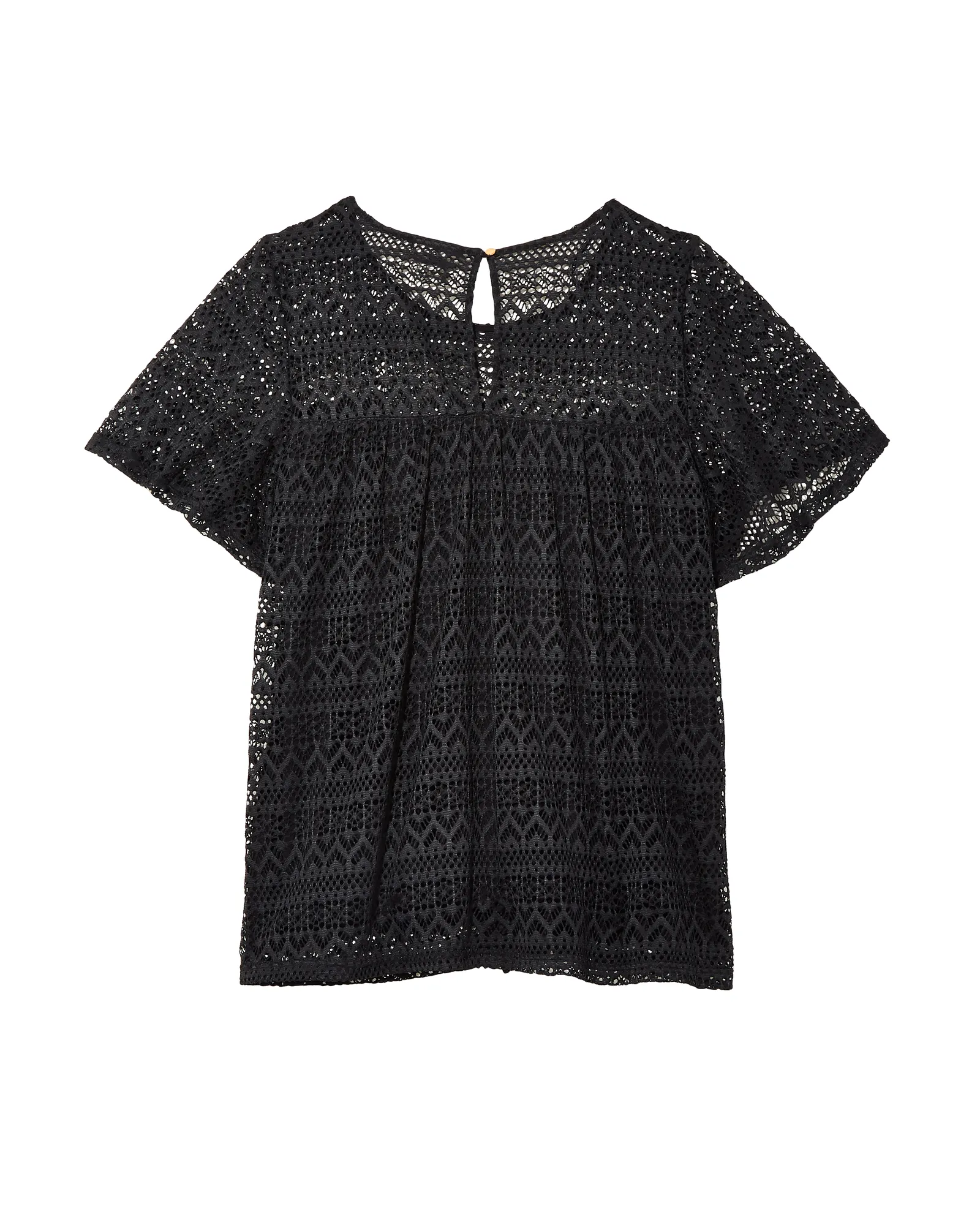 Percy Lace Top | Black
