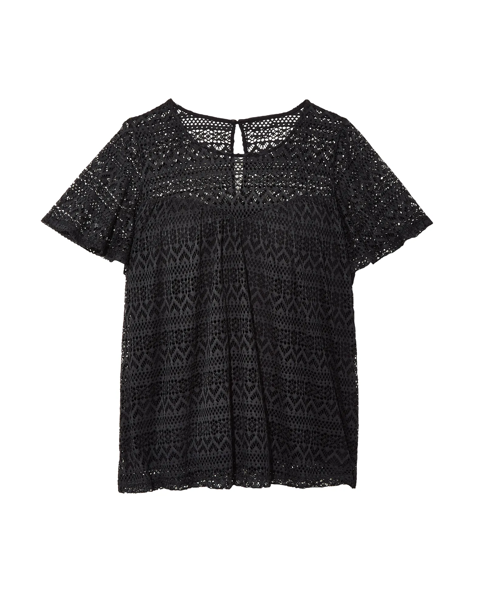 Percy Lace Top | Black
