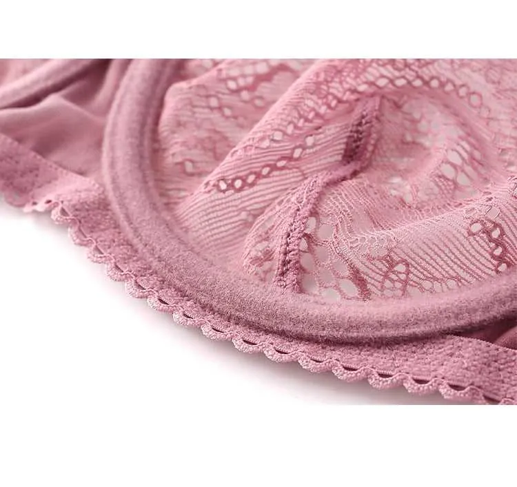 Pink & Black Lace Set
