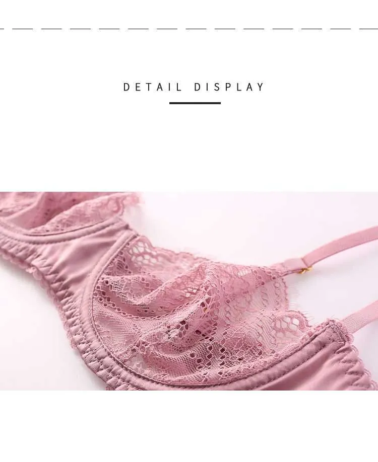Pink & Black Lace Set