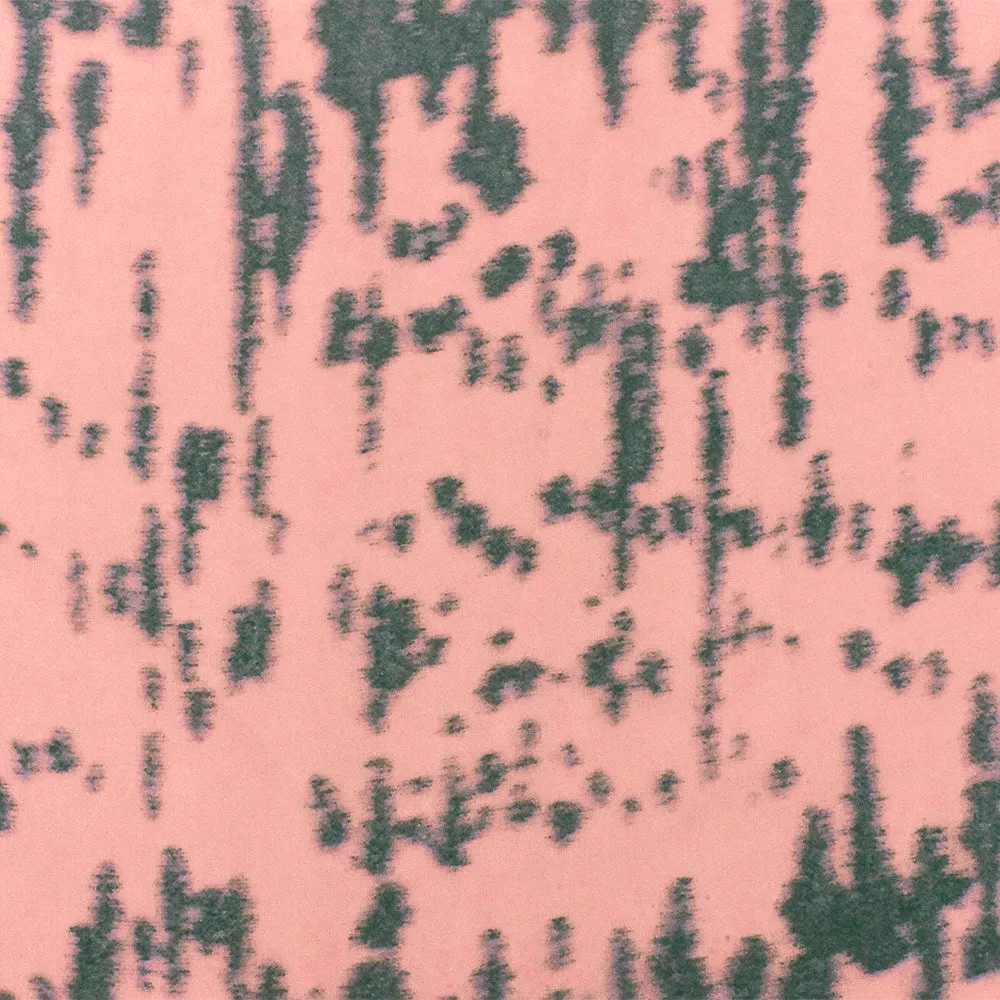 Pink-Gray Abstract Printed Poly Chiffon Woven Fabric