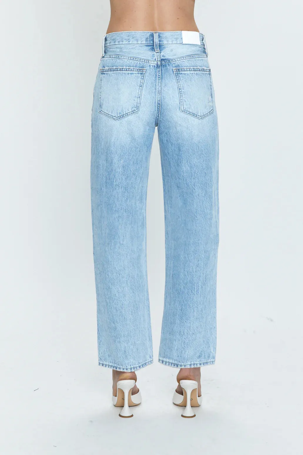 Pistola Lexi Mid Rise Bowed Straight