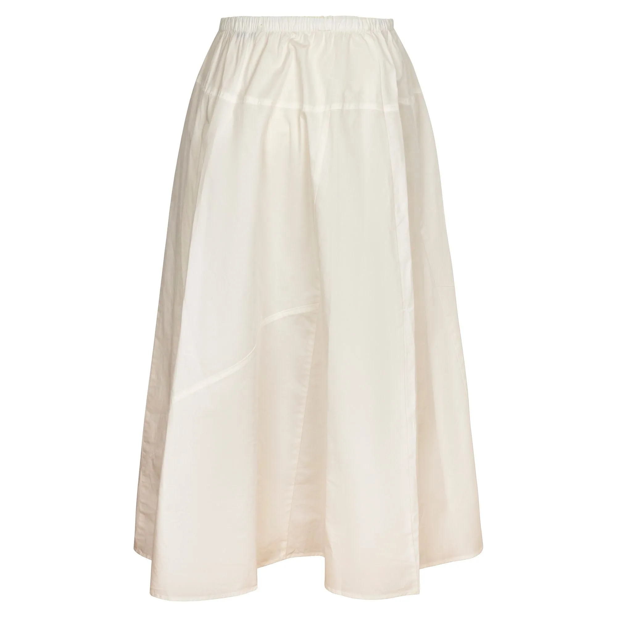 Point Poplin A-Line Skirt