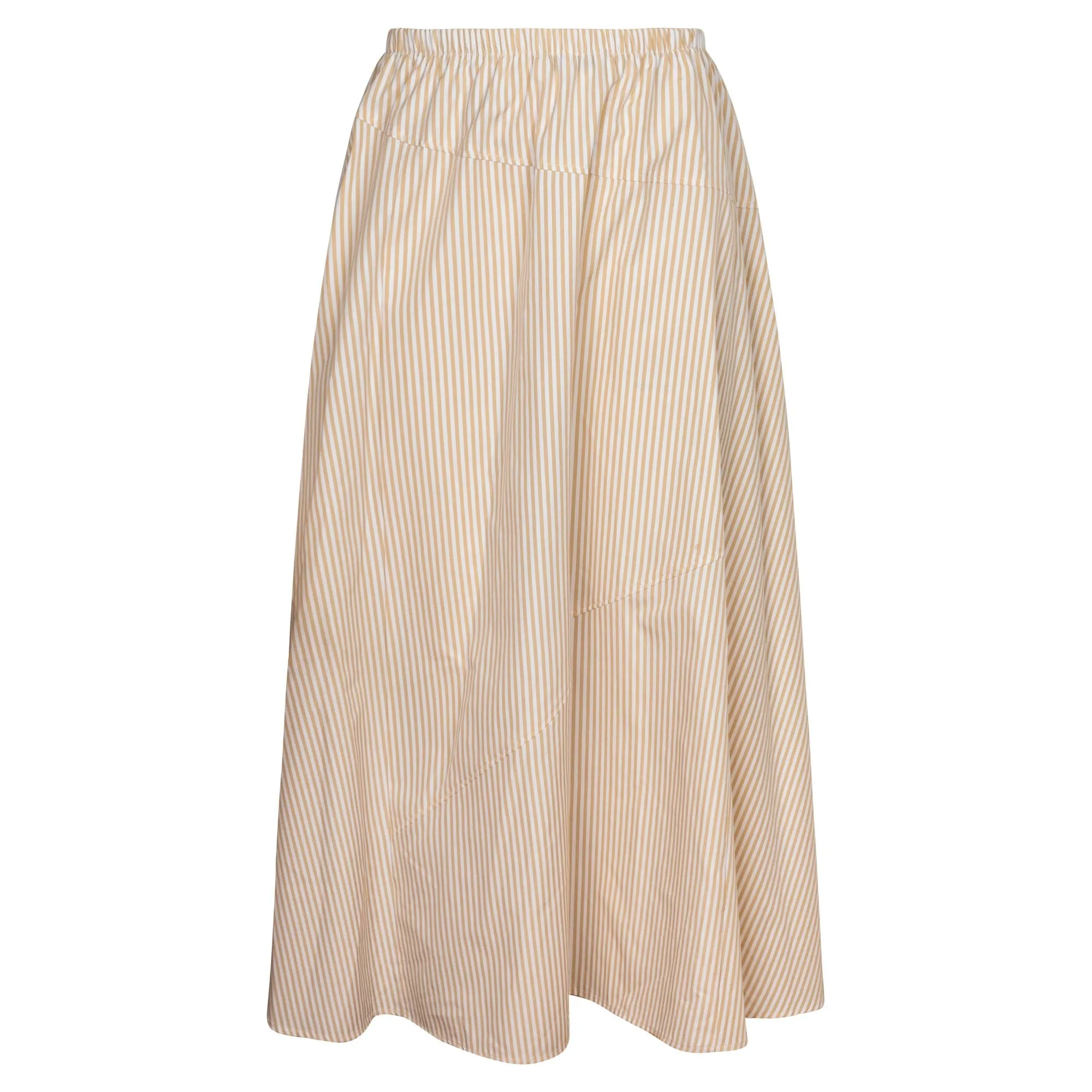 Point Poplin A-Line Skirt