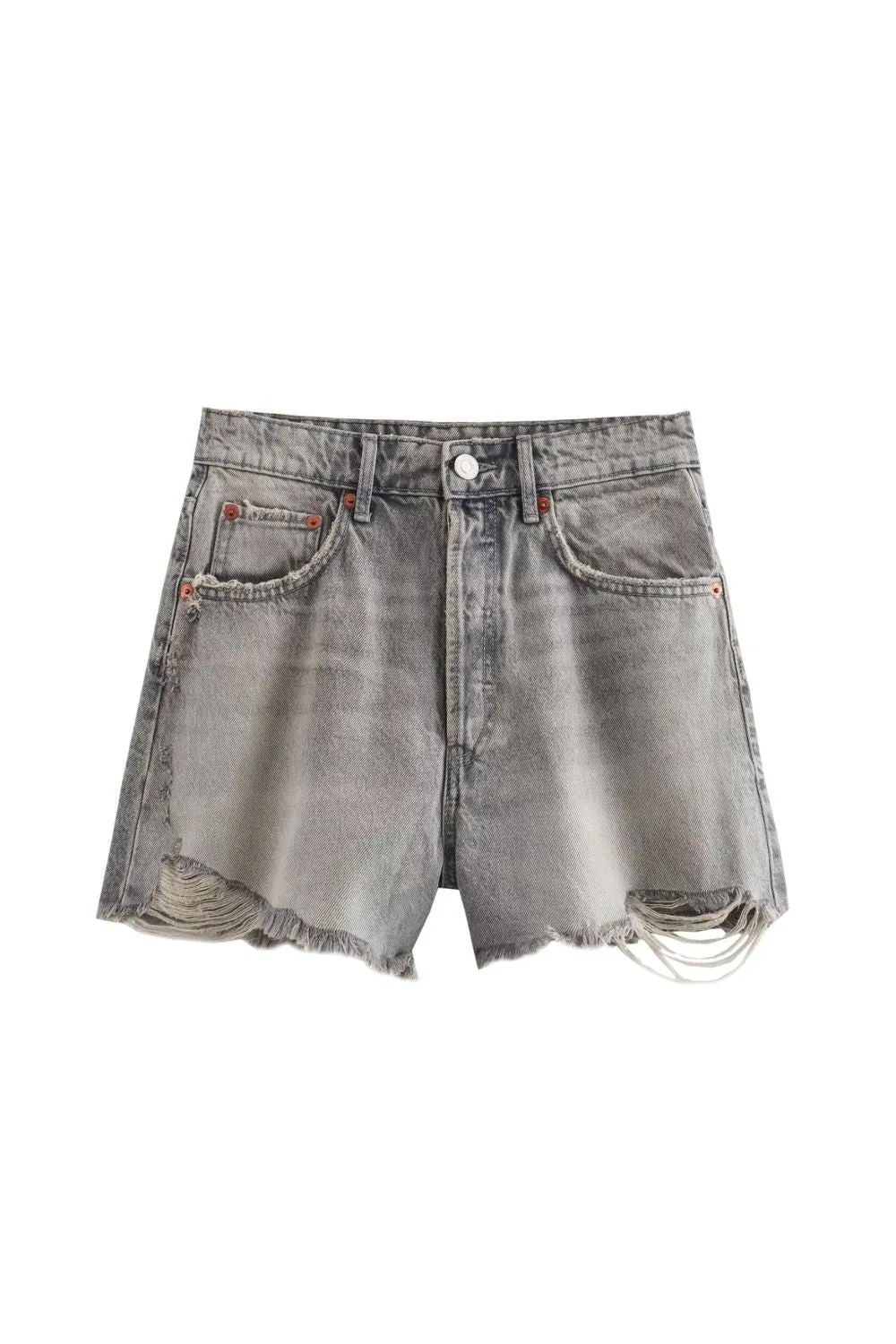 'Polina' Stylish Ripped High Waist Shorts (6 Color)