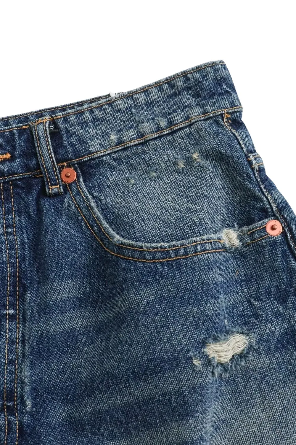 'Polina' Stylish Ripped High Waist Shorts (6 Color)