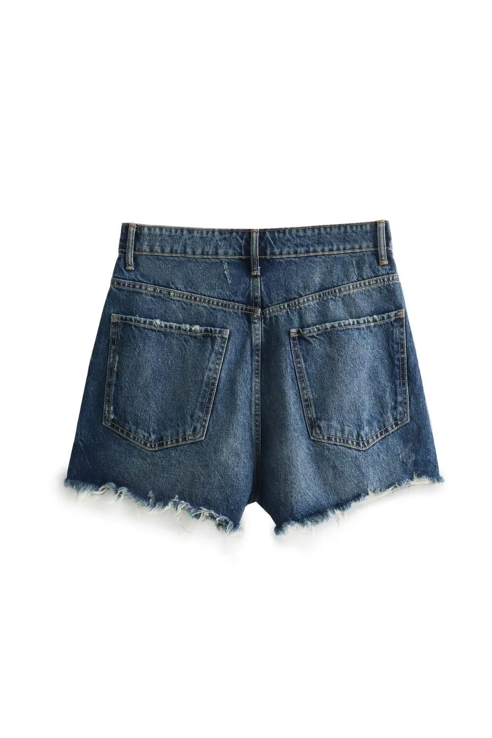 'Polina' Stylish Ripped High Waist Shorts (6 Color)