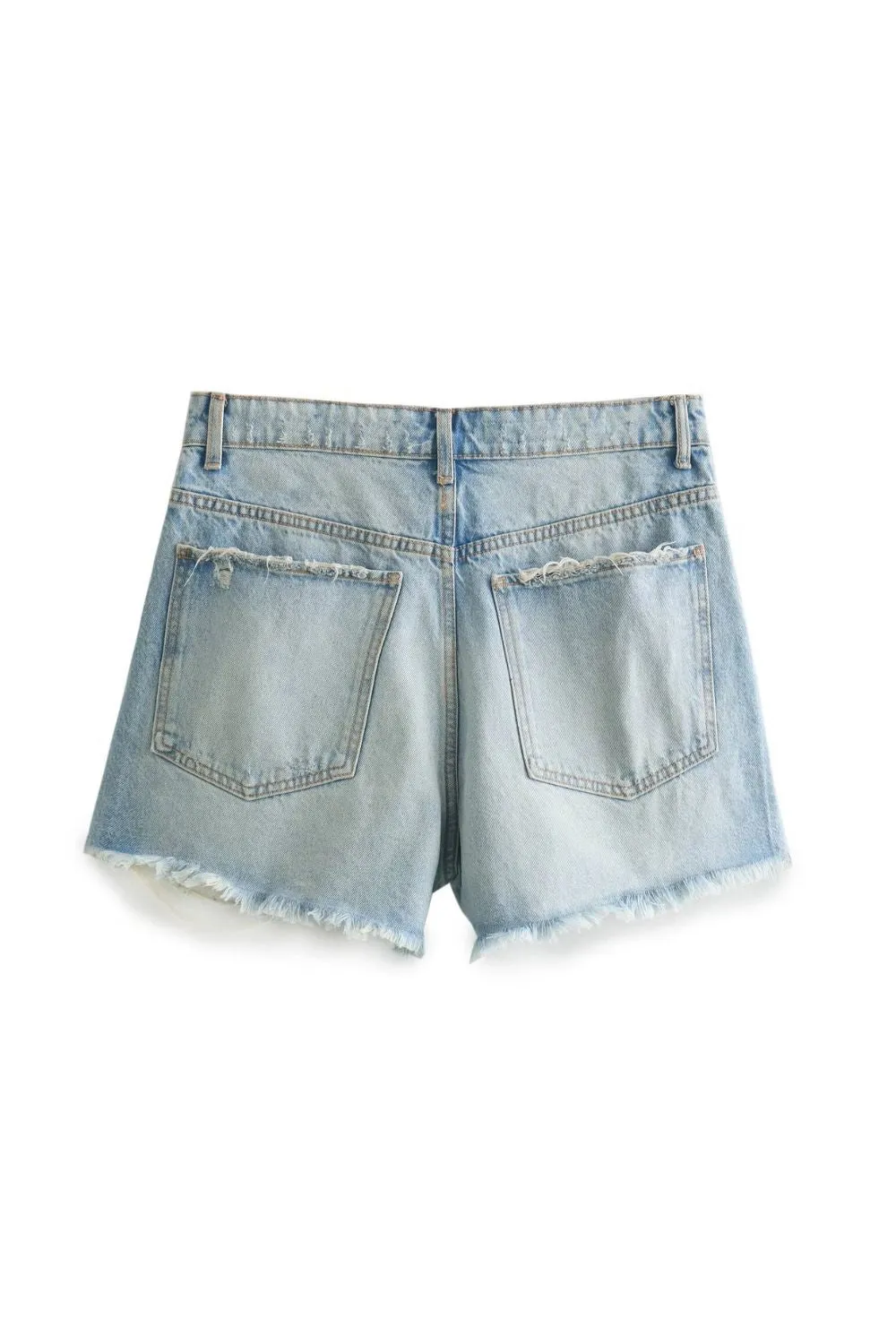 'Polina' Stylish Ripped High Waist Shorts (6 Color)