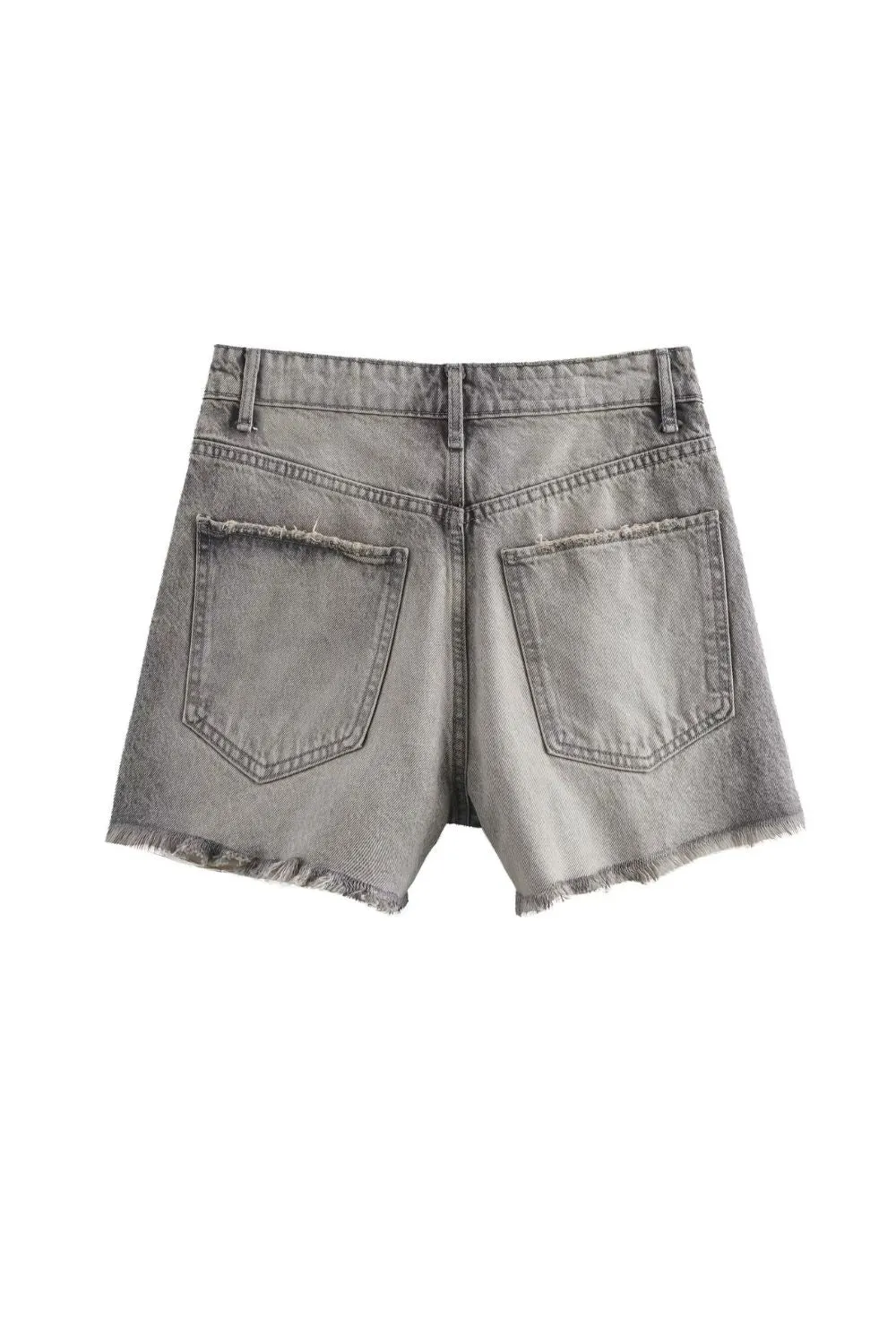 'Polina' Stylish Ripped High Waist Shorts (6 Color)