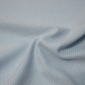 Poppy Blue Polka Dot Wool Blend