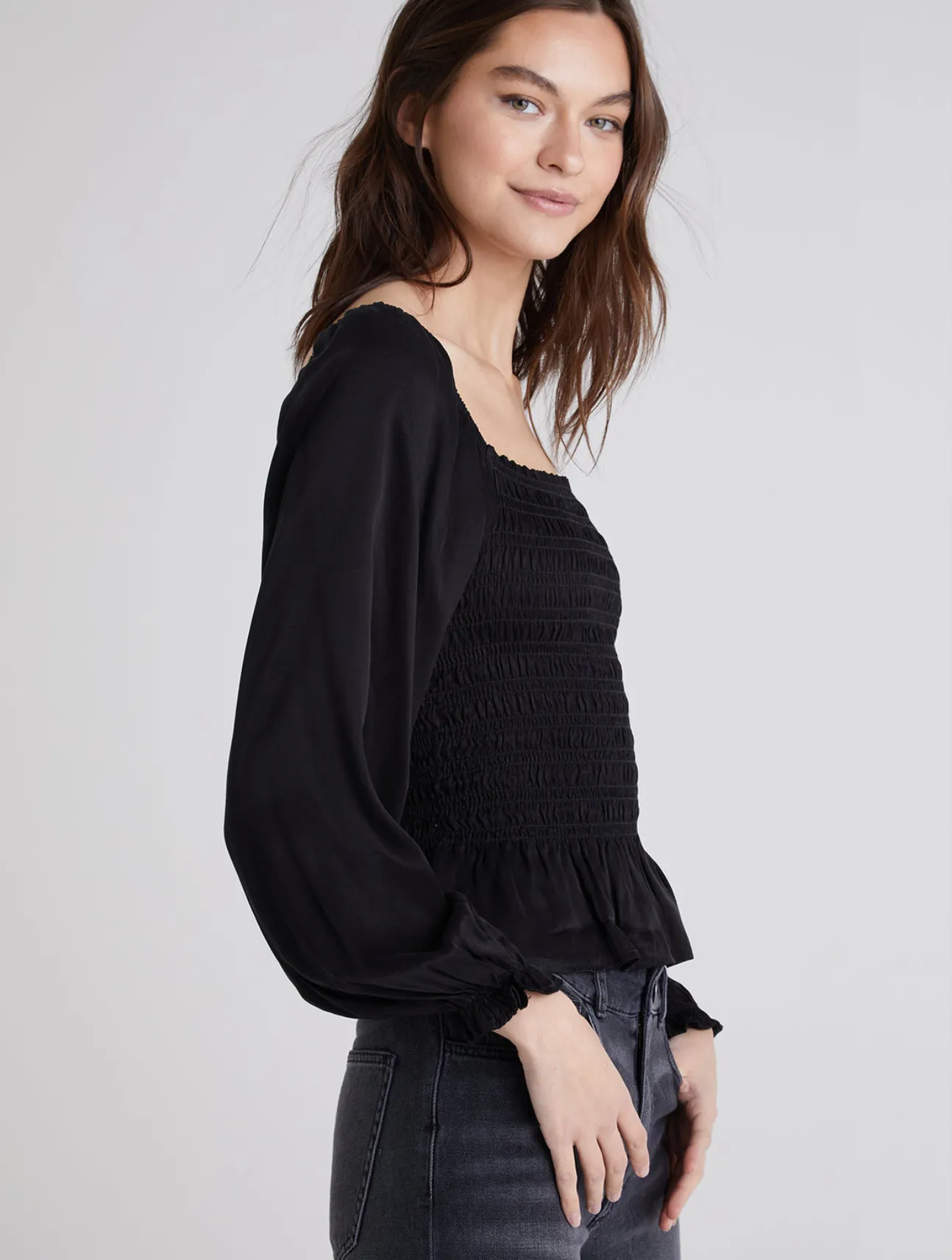 Poppy Smocked Top