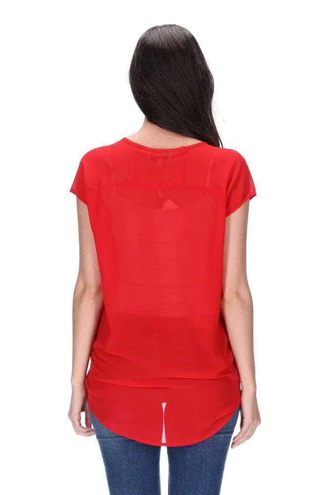 Promise Tee Red