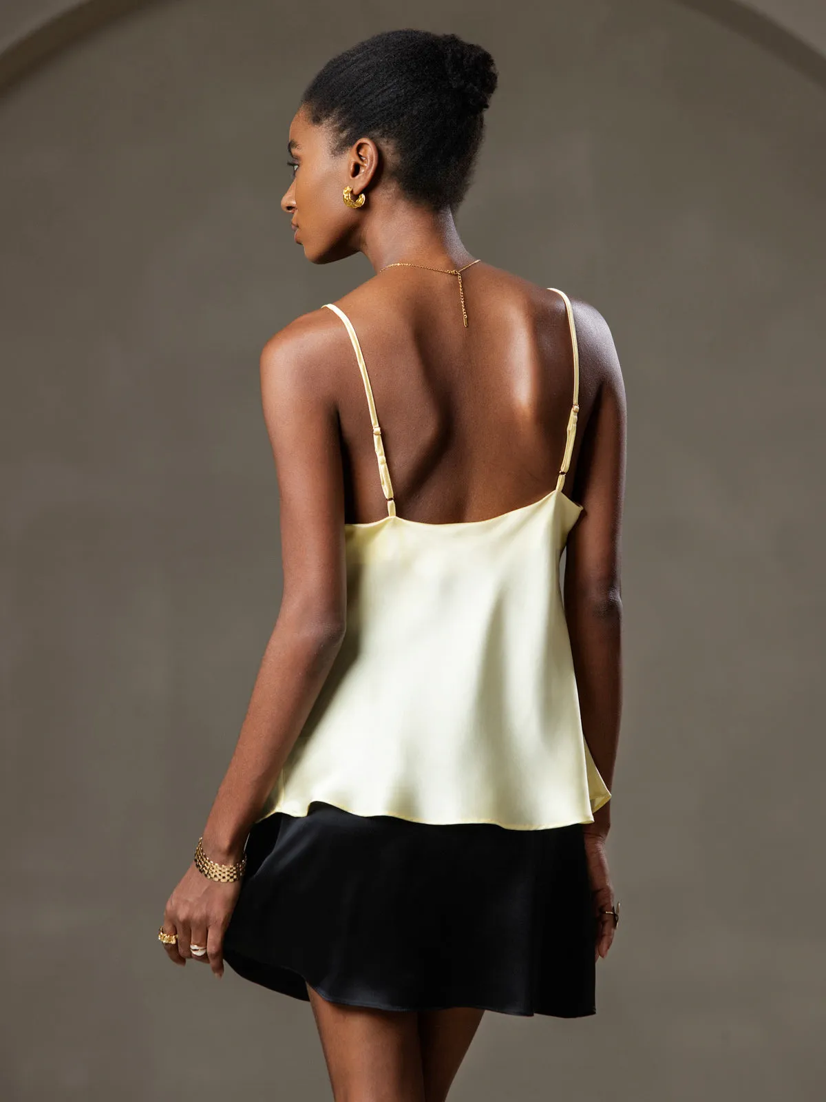 Ren Silke Spaghettistrop Camisole Top