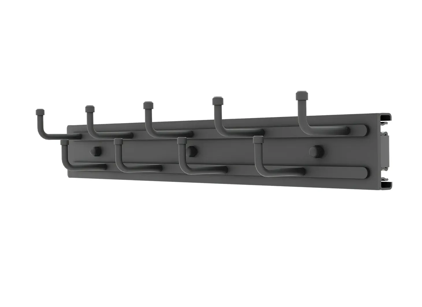 Rev-A-Shelf 14" Pull Out Closet Organization Rack for Belts, Ties and Scarves, Accessories Storage Hanger with Mounting Hardware, Chrome, BRC-14CR