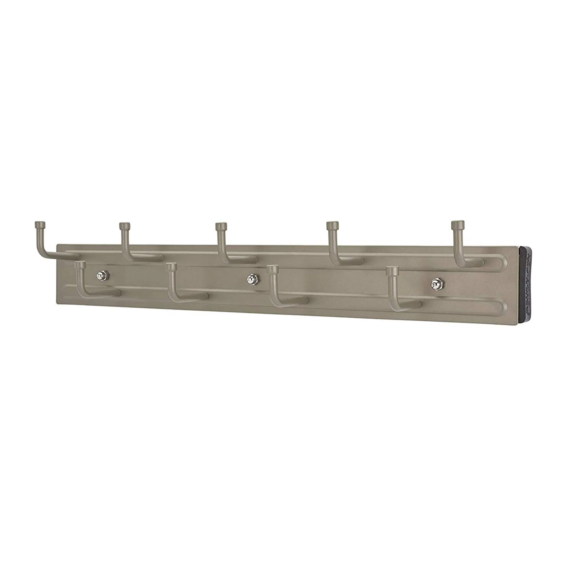 Rev-A-Shelf 14" Pull Out Closet Organization Rack for Belts, Ties and Scarves, Accessories Storage Hanger with Mounting Hardware, Chrome, BRC-14CR