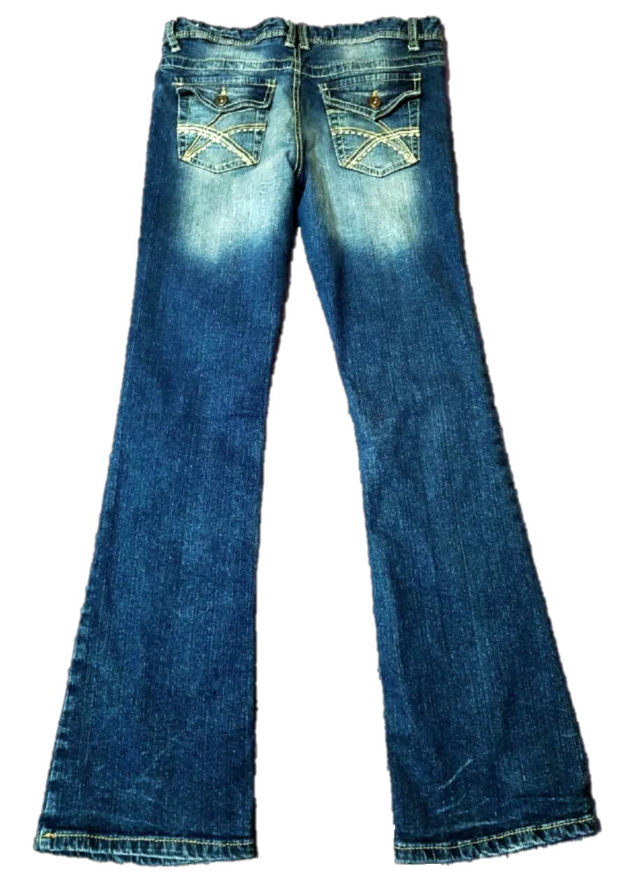 Rue21 Medium Wash Faded Jeans