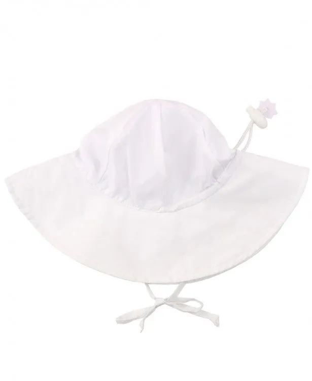 RuffleButts | White Sun Protective Hat