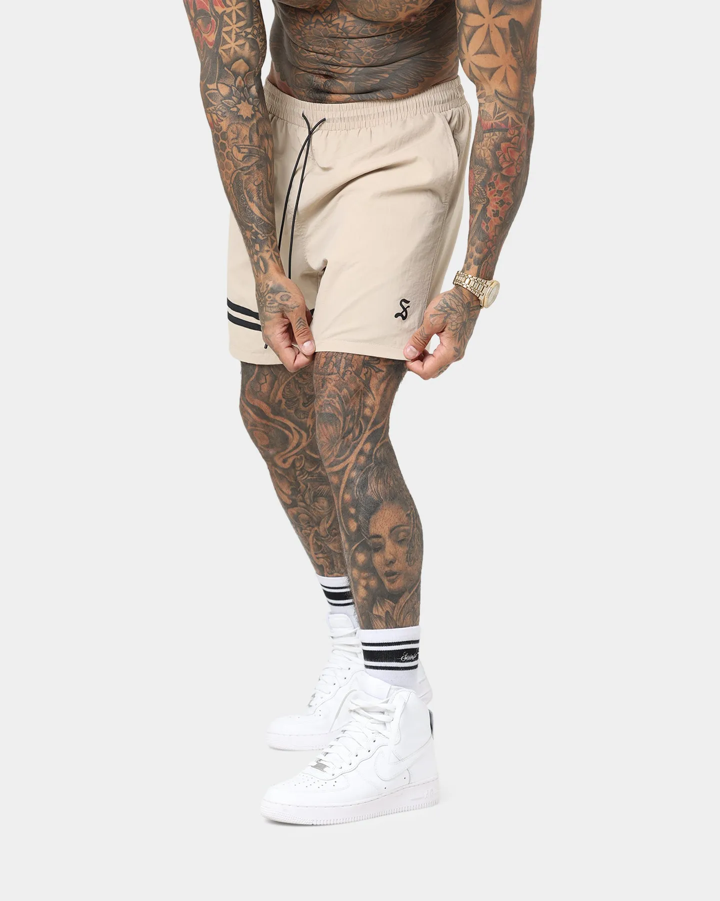Saint Morta Generation Beach Shorts Stone