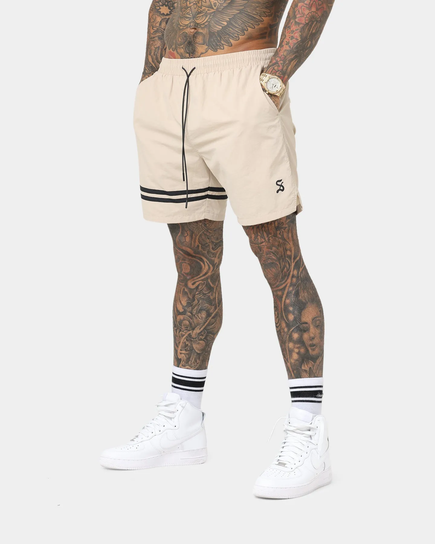 Saint Morta Generation Beach Shorts Stone