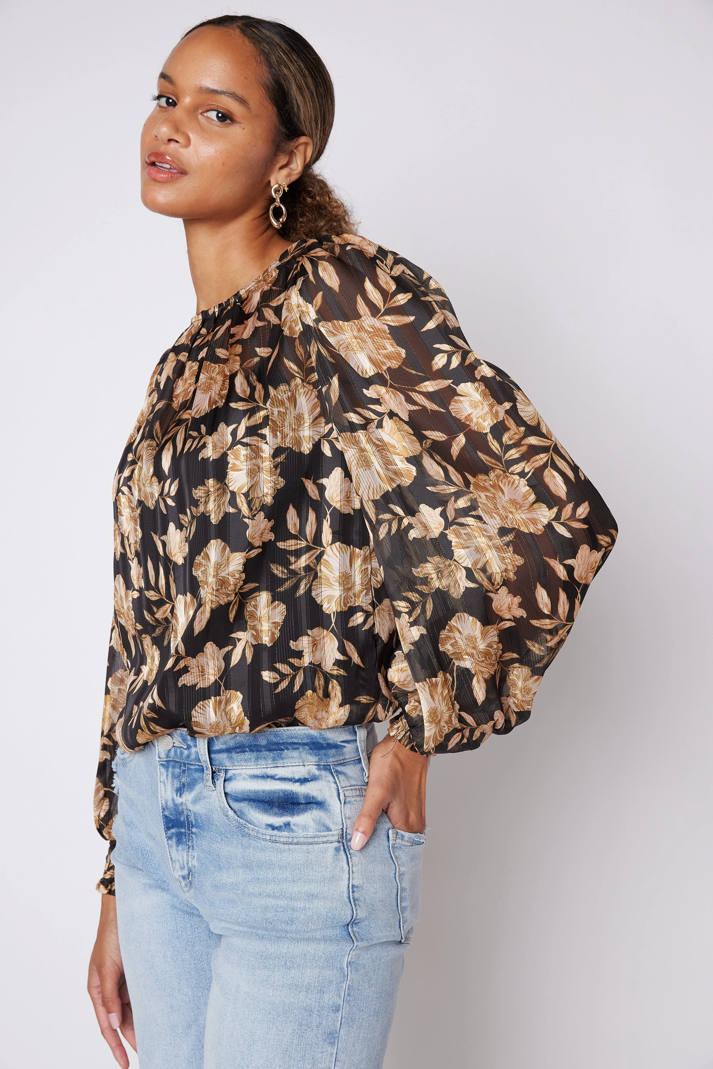 SALE - Tessa Floral Long Sleeve Blouse