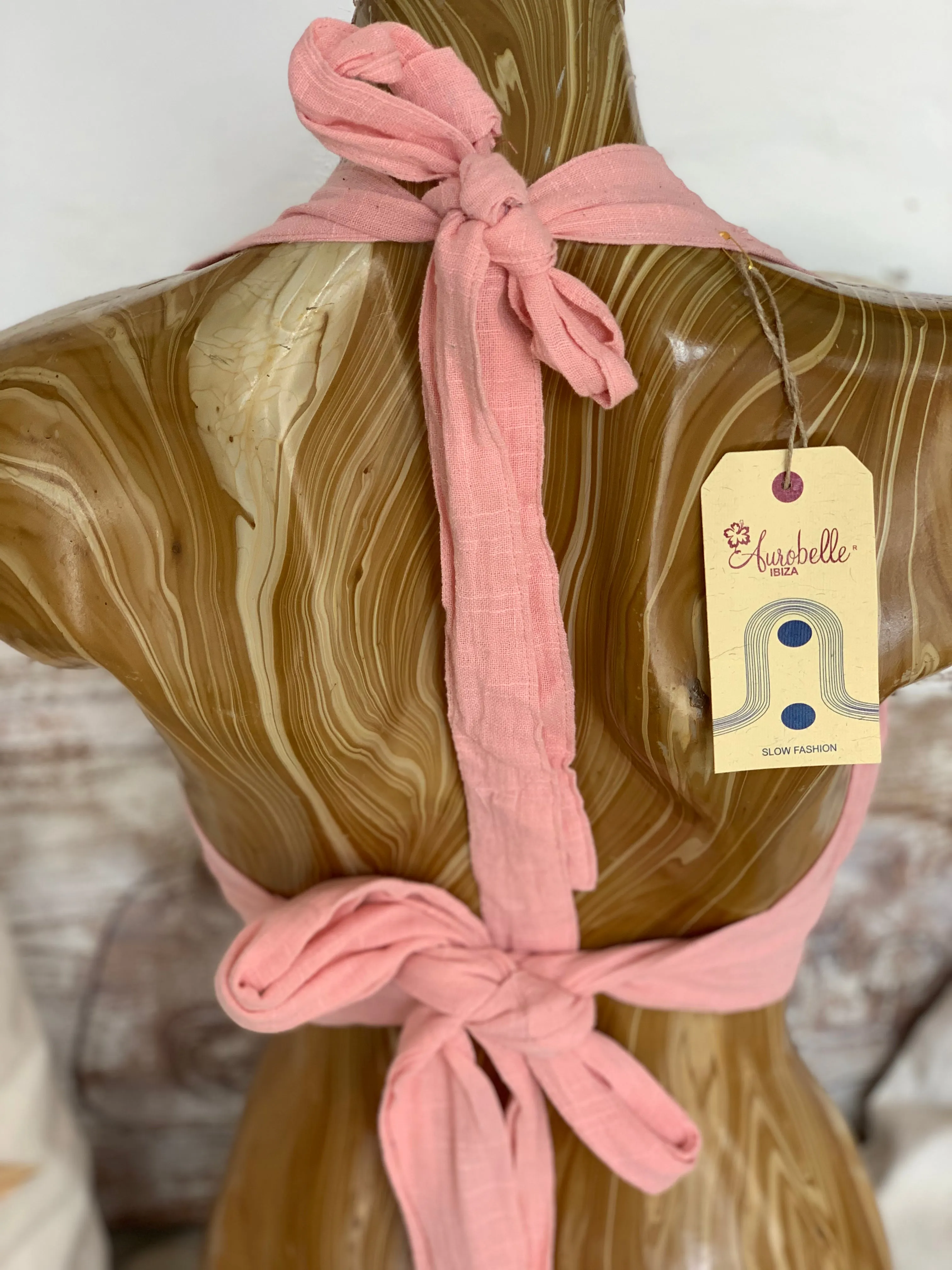 Sexy linen 🦋 top -Rosa