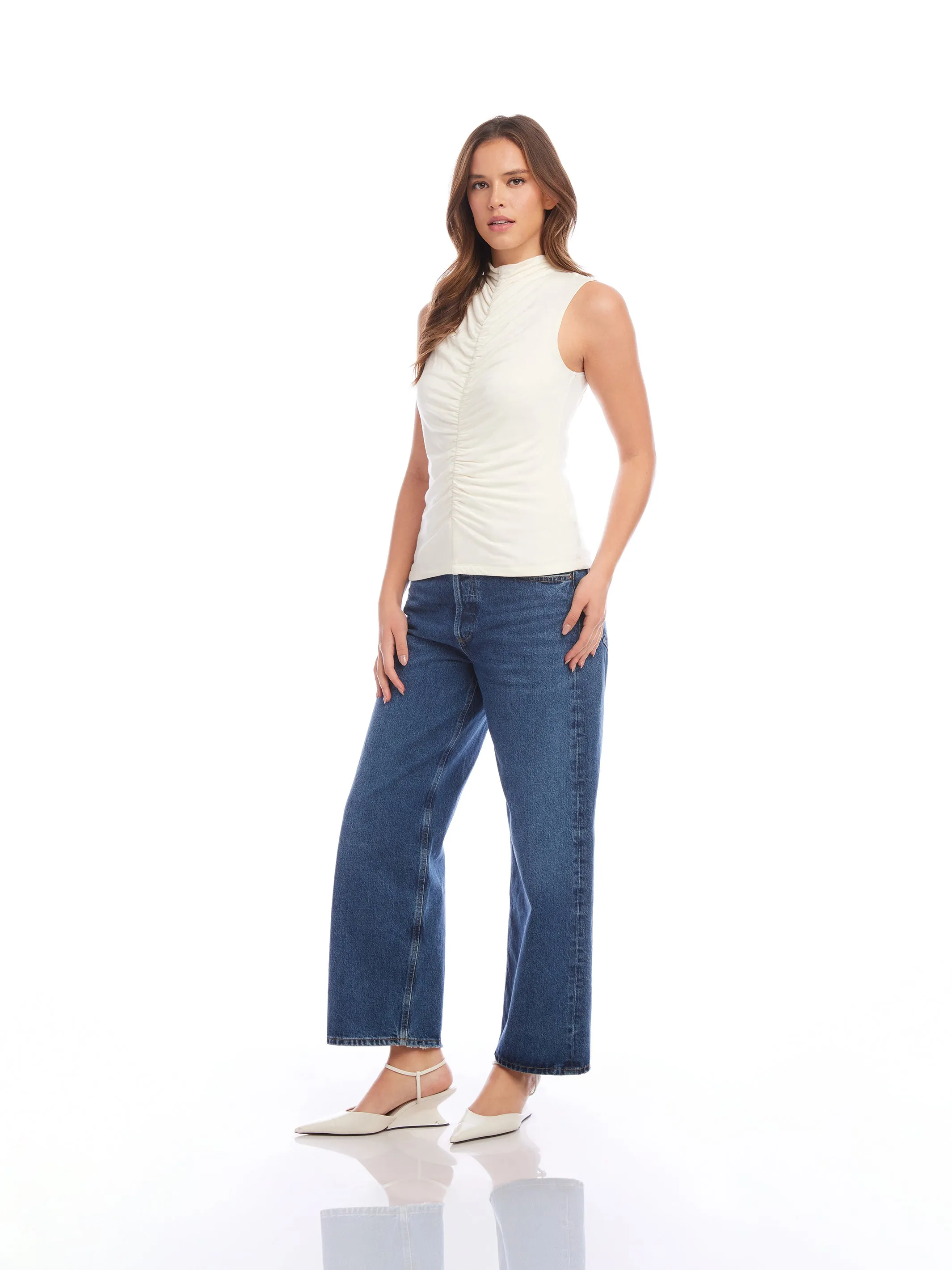 Shirred Tank Top
