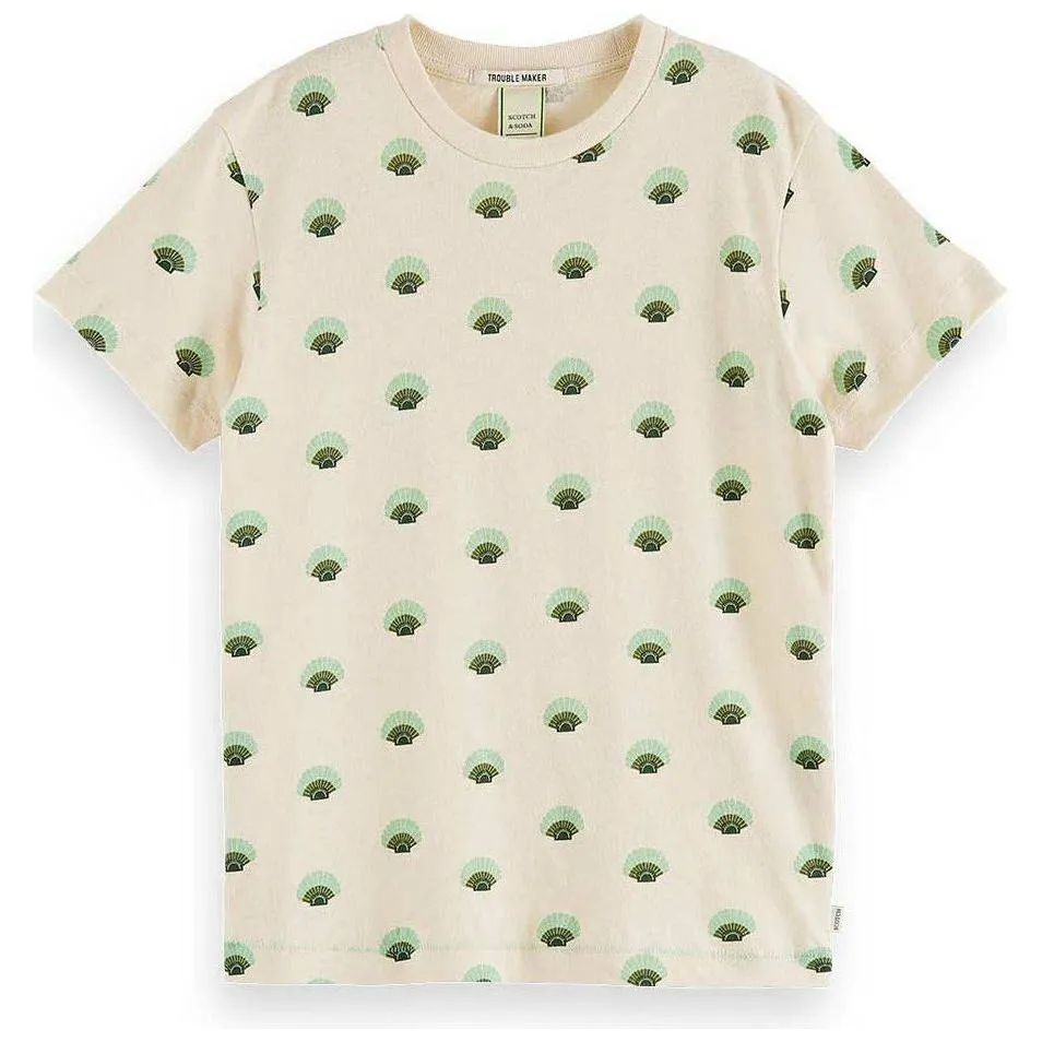 Short Sleeve Tee With All-Over
