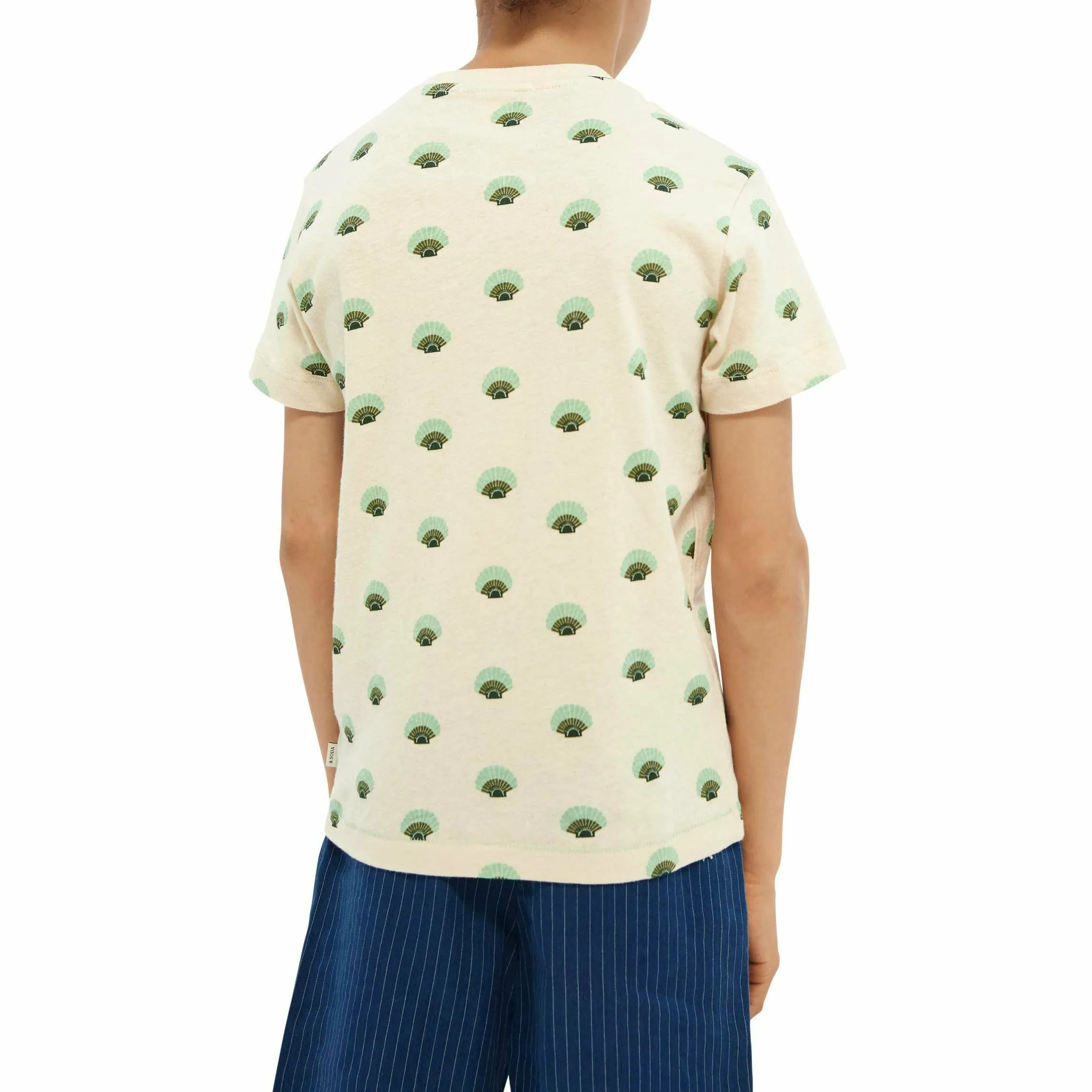 Short Sleeve Tee With All-Over