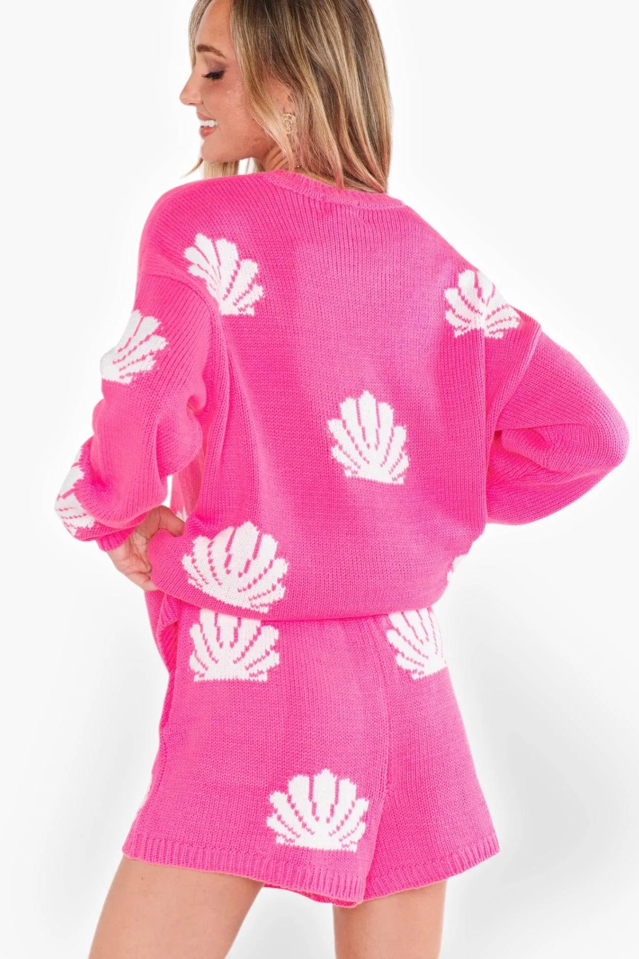 Show Me Your Mumu Hot Pink Shell Boardwalk Shorts