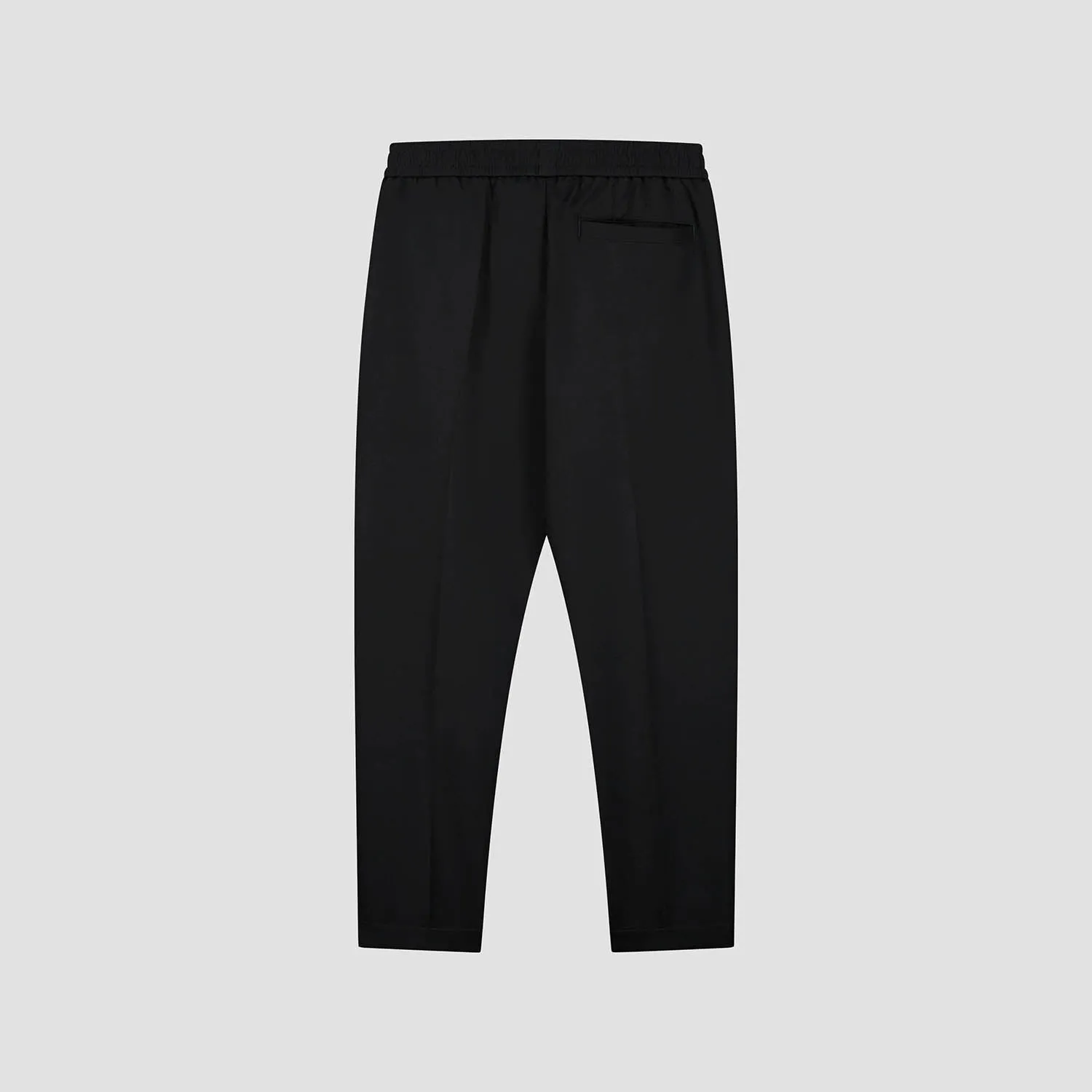 Slim Elasticated Trousers - Black