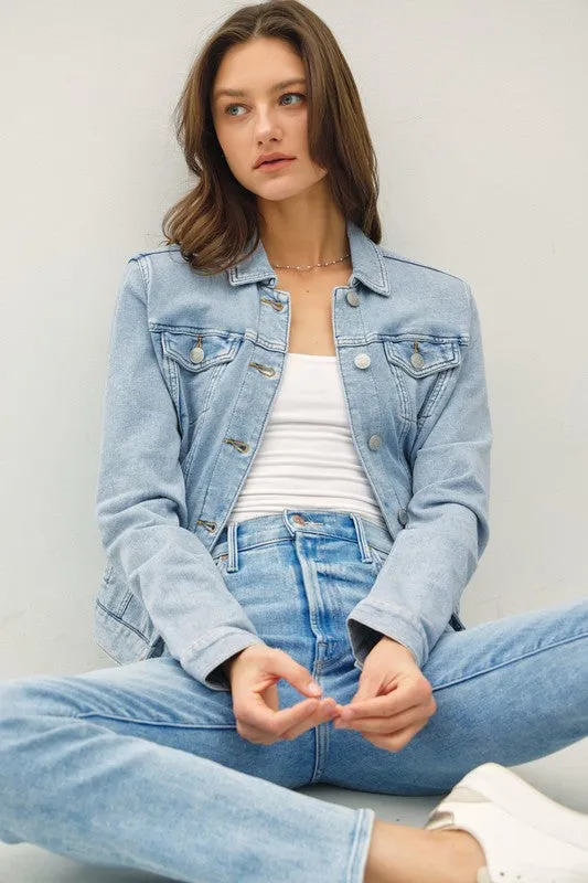 Soft Washed Denim Jackets - 3 Colors!